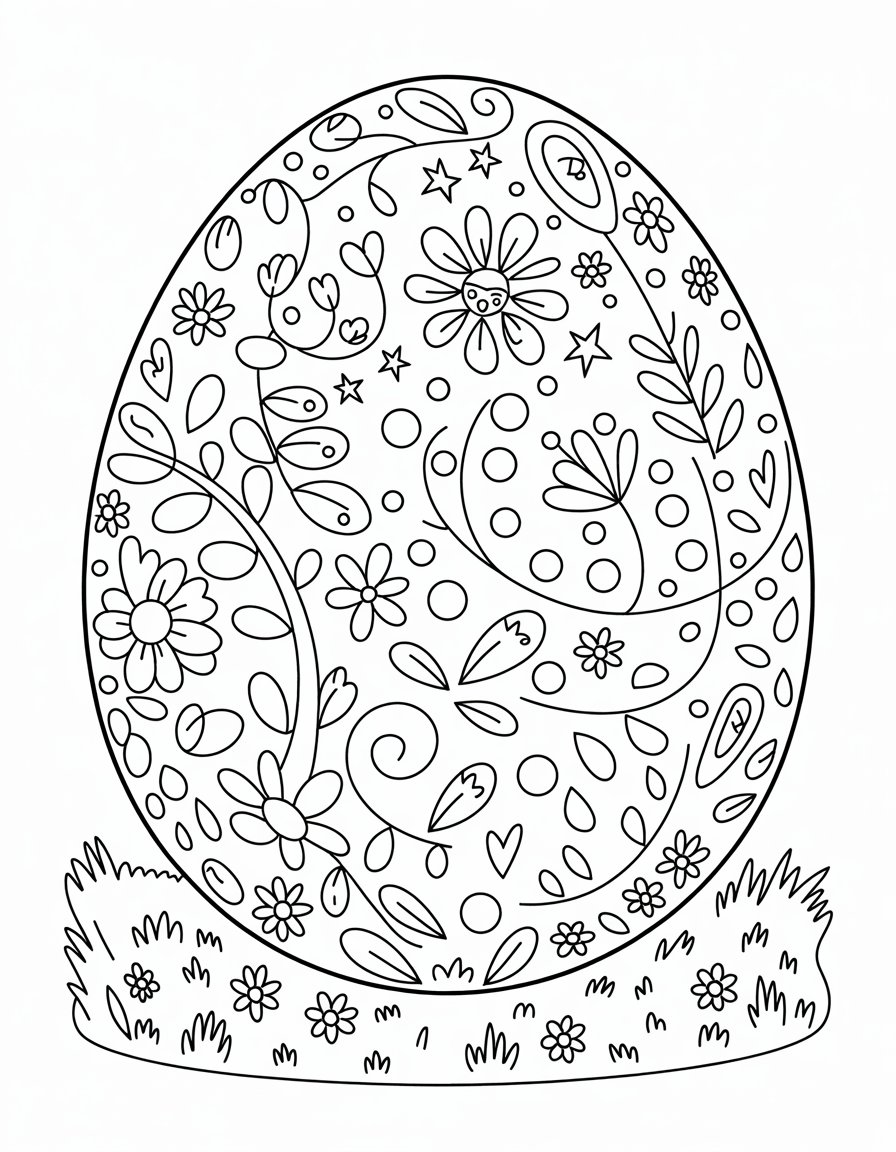 Intricate Egg Pattern